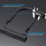 Heavy Duty Electric Scooter U Lock with Cable