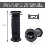 Non-Slip Soft Rubber Handlebar Grips for Bikes