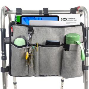 Walker Storage Bag with Cup Holder for Seniors