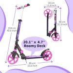 BELEEV V8 Light-Up Folding Scooter for Kids & Adults