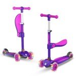 Gotrax KS3 Kids 3-Wheel Kick Scooter - Purple