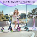 BELEEV V8 Light-Up Folding Scooter for Kids & Adults