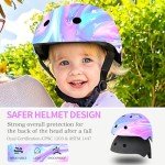 Kids Adjustable Helmet and Pad Set for Sports