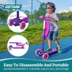 Gotrax KS3 Kids 3-Wheel Kick Scooter - Purple