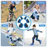 Kids' 3-in-1 Knee and Elbow Pads - Blue