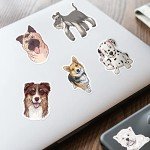 Kids' Dog Stickers for Electric Scooters