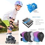 Kids Adjustable Helmet and Pad Set for Sports
