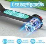 Kids Adjustable Height Electric Scooter with Lights