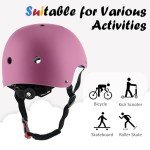 Adjustable Pink Helmet for Kids, 48-54 cm