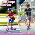 EPCTEK Kids Electric Scooter - 6 Mph, Pink