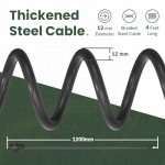 Titanker Spiral Bike Lock with Mounting Bracket