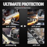 Heavy-Duty Electric Scooter Chain Lock