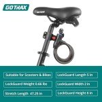 Gotrax LockGuard 1.2m Anti-Theft Cable Lock
