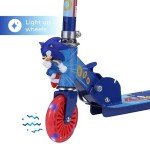 Light-Up Sonic 2-Wheel Kick Scooter – Foldable Design