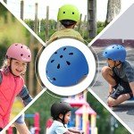Adjustable Kids Helmet for Ages 3-8 - Blue