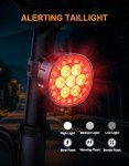Ultra Bright USB Rechargeable Bike Light Set