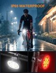 Ultra Bright USB Rechargeable Bike Light Set