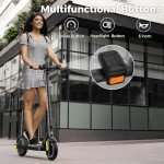 500W Electric Scooter, 19 MPH, Foldable Commuter