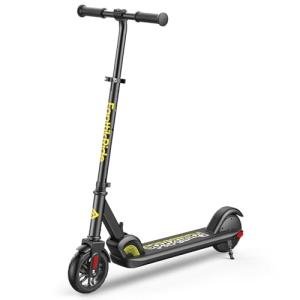 FanttikRide C9 Electric Scooter for Kids 8-12, Adjustable Handlebar Height for Riders 3.9-5.2 ft, 132 lbs, Up to 40 mins Continuous Time, 5 Miles Range, 3 Safe Max Speed 6/10 MPH, Black