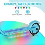 Gobazaar Kids Electric Scooter with Colorful Lights