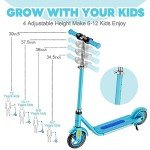 Gobazaar Kids Electric Scooter with Colorful Lights