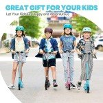 Gobazaar Kids Electric Scooter with Colorful Lights
