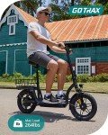 Gotrax FLEX ULTRA Electric Scooter with Seat