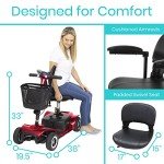 Vive 4-Wheel Electric Scooter for Adults