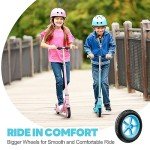 Gobazaar Kids Electric Scooter with Colorful Lights