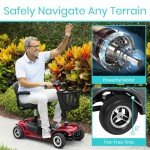 Vive 4-Wheel Electric Scooter for Adults