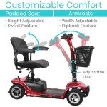 Vive 4-Wheel Electric Scooter for Adults