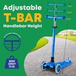 Lifemaster Kids 3-Wheel Scooter with LED Lights