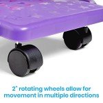 Purple Indoor Scooter Board for Kids' Fun