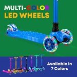 Lifemaster Kids 3-Wheel Scooter with LED Lights