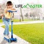 Lifemaster Kids 3-Wheel Scooter with LED Lights
