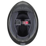 GLX GX11 Compact Lightweight Full Face Helmet - Black