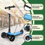 Besrey Adjustable 3-Wheel Kick Scooter for Kids