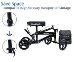 BlessReach Foldable Knee Scooter for Foot Injuries