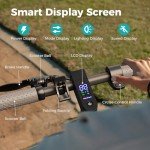 500W Folding Electric Scooter for Adults, 22 MPH