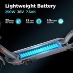 500W Folding Electric Scooter for Adults, 22 MPH