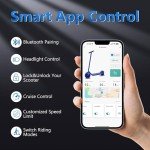 500W Portable Electric Scooter with App Control