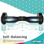 Gotrax EDGE Hoverboard with LED Wheels and Headlight