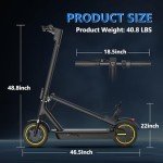 500W Portable Electric Scooter with App Control