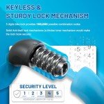 5-Digit Heavy Duty Bike Chain Lock 90cm/120cm