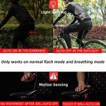 ROCKBROS Smart Brake Sensing Tail Light for Bikes