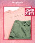 Girls' Summer Graphic Tee and Skort Set