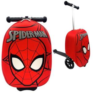 Spider-Man 18" Kid's Ride-On Scooter Suitcase