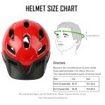 Kids' Red Helmet for Scooter and BMX Riding