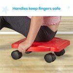 Hand2Mind Green Indoor Scooter Board with Handles