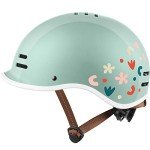 Retrospec Remi Kids Helmet, Matte Matcha Bloom